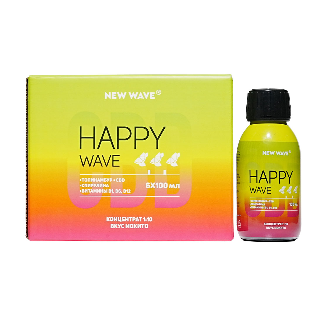 happy Напиток "Happy Wave" (6х100 мл) — изображение 1